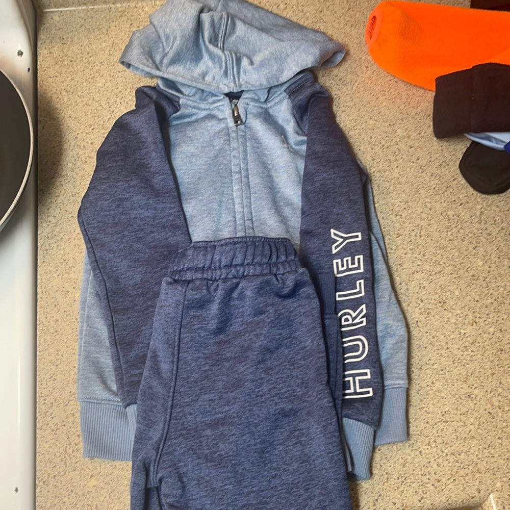 Matching Hurley Zip Up and Sweats